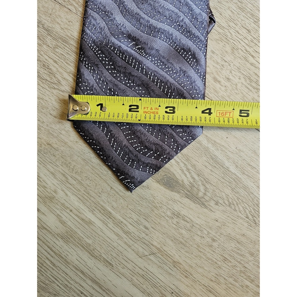 Salvatore Pellegrino Grey Tie 100% Silk - Picture 2 of 3